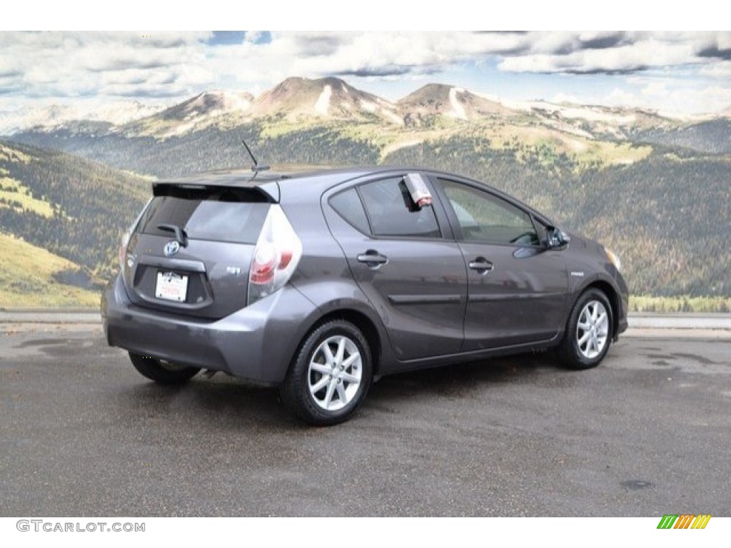 2013 Prius c Hybrid Three - Magnetic Gray Metallic / Light Blue Gray/Black photo #3