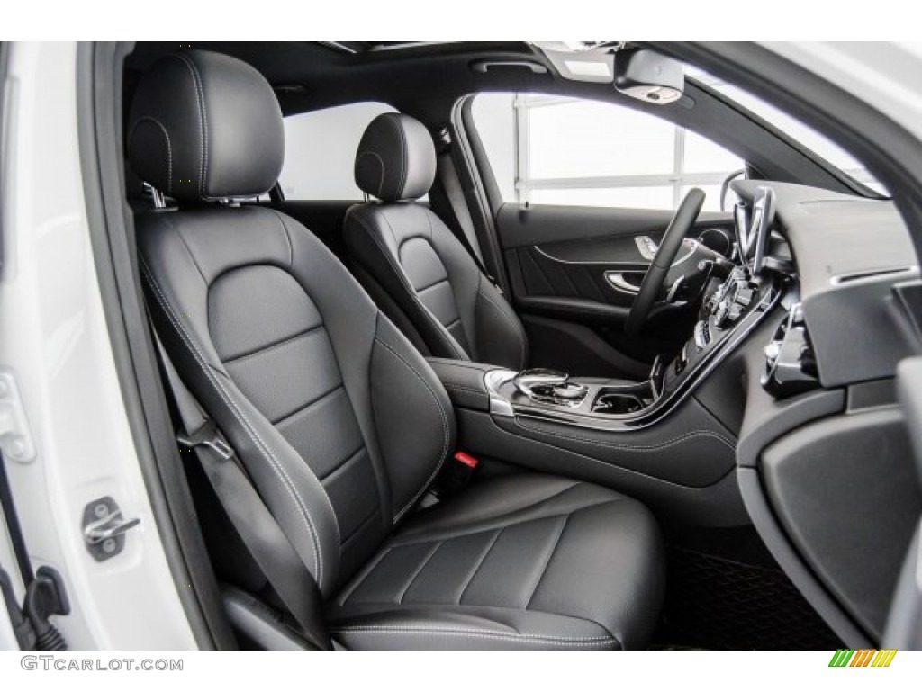 Black Interior 2018 Mercedes-Benz GLC 300 4Matic Coupe Photo #123611171