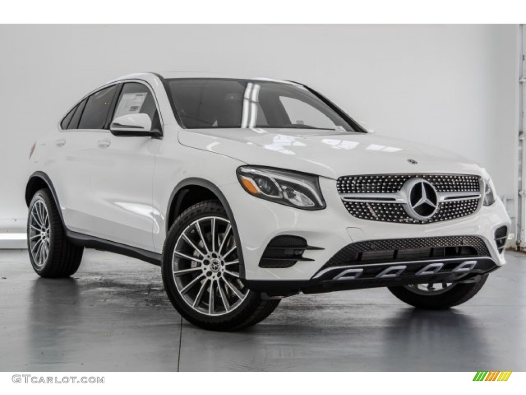 Polar White 2018 Mercedes-Benz GLC 300 4Matic Coupe Exterior Photo #123611375