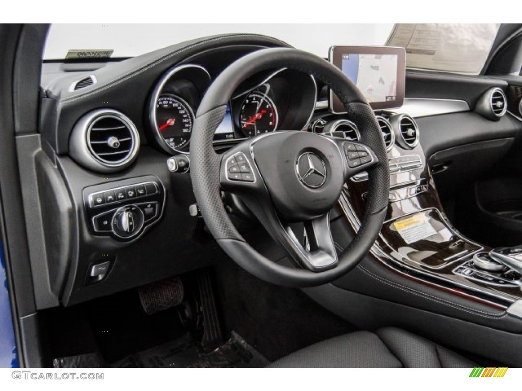 2018 Mercedes-Benz GLC 300 4Matic Coupe Black Dashboard Photo #123611474