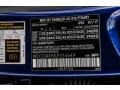 896: Brilliant Blue Metallic 2018 Mercedes-Benz GLC 300 4Matic Coupe Color Code