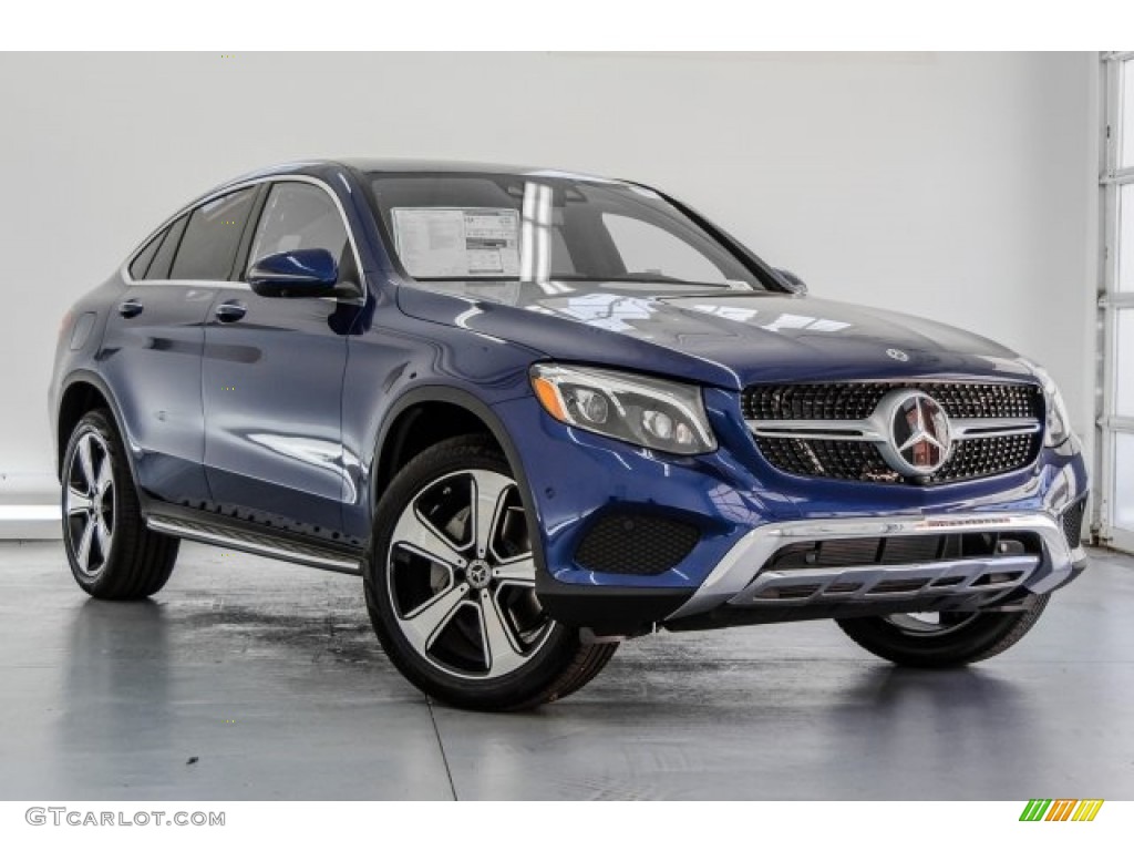 Brilliant Blue Metallic 2018 Mercedes-Benz GLC 300 4Matic Coupe Exterior Photo #123611579