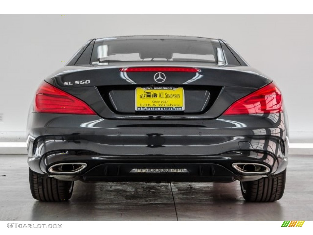 2018 SL 550 Roadster - Magnetite Black Metallic / Bengal Red/Black photo #4