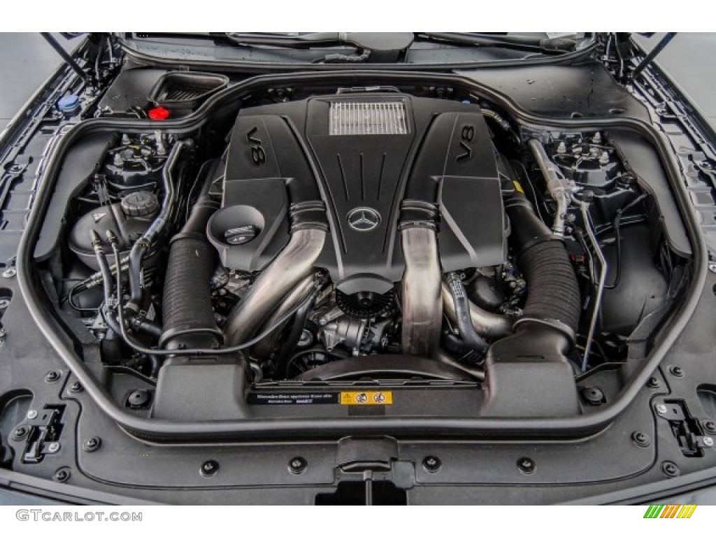 2018 Mercedes-Benz SL 550 Roadster 4.7 Liter DI biturbo DOHC 32-Valve VVT V8 Engine Photo #123611708