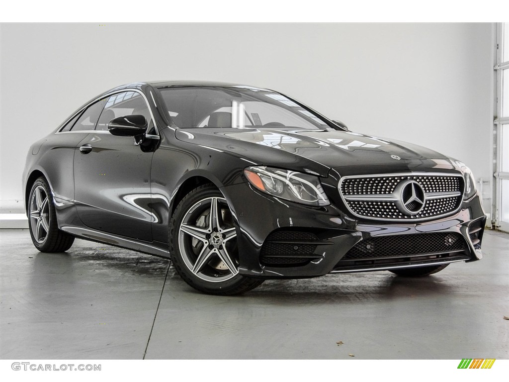 2018 E 400 Coupe - Black / Black photo #12