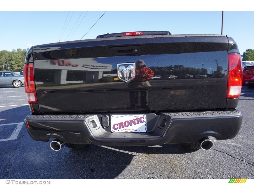 2018 1500 Express Crew Cab - Brilliant Black Crystal Pearl / Black/Diesel Gray photo #6