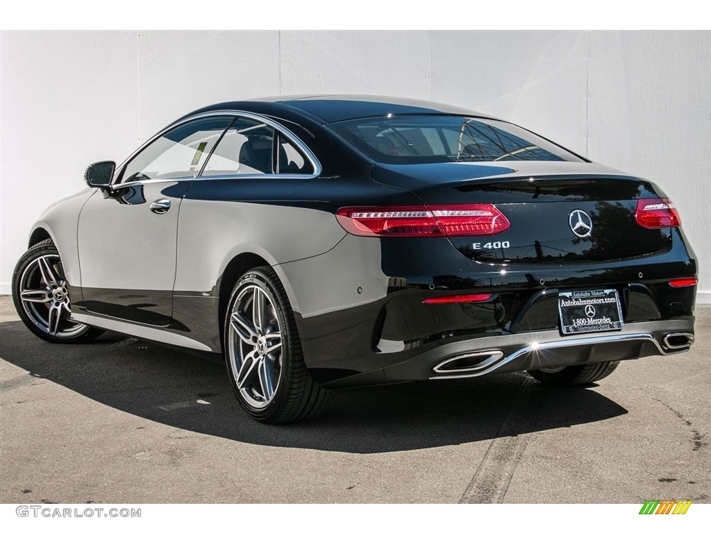 2018 E 400 Coupe - Black / Black photo #3
