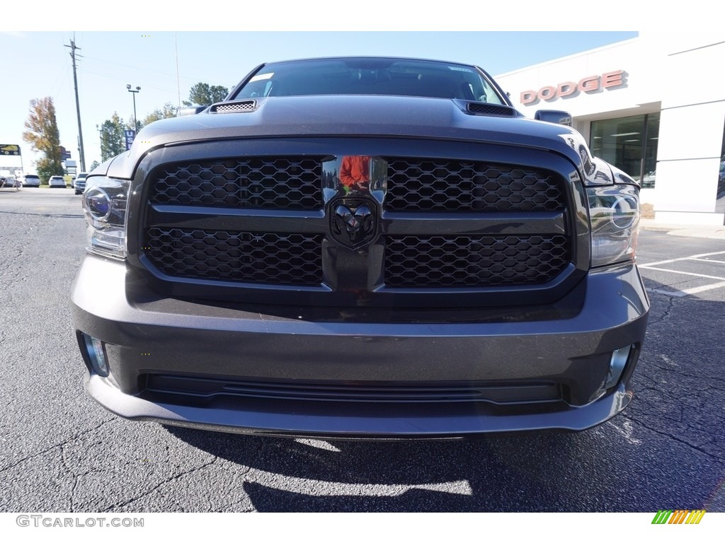 2018 1500 Night Crew Cab 4x4 - Granite Crystal Metallic / Black photo #2