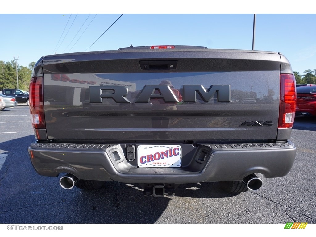 2018 1500 Night Crew Cab 4x4 - Granite Crystal Metallic / Black photo #6