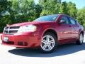 2008 Inferno Red Crystal Pearl Dodge Avenger SXT  photo #5