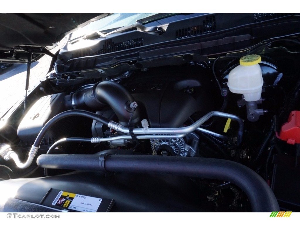 2018 1500 Express Crew Cab - Brilliant Black Crystal Pearl / Black/Diesel Gray photo #13