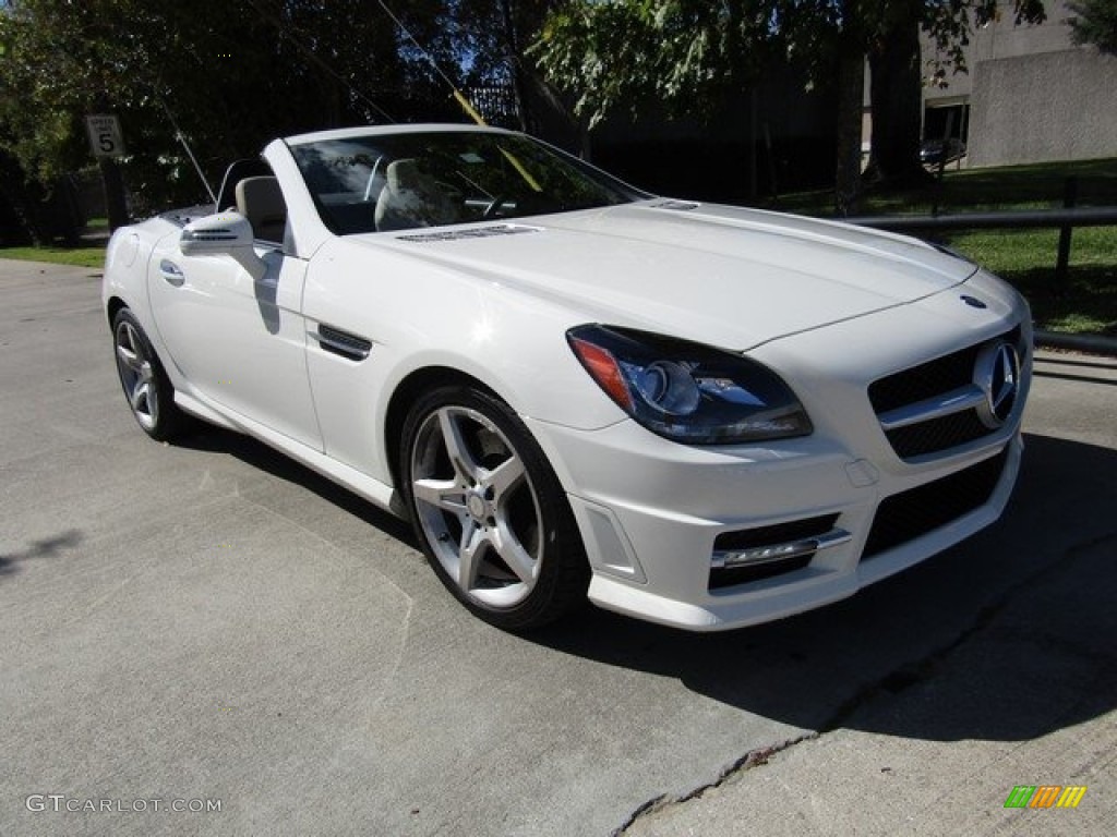 2013 SLK 250 Roadster - Arctic White / Sahara Beige photo #2