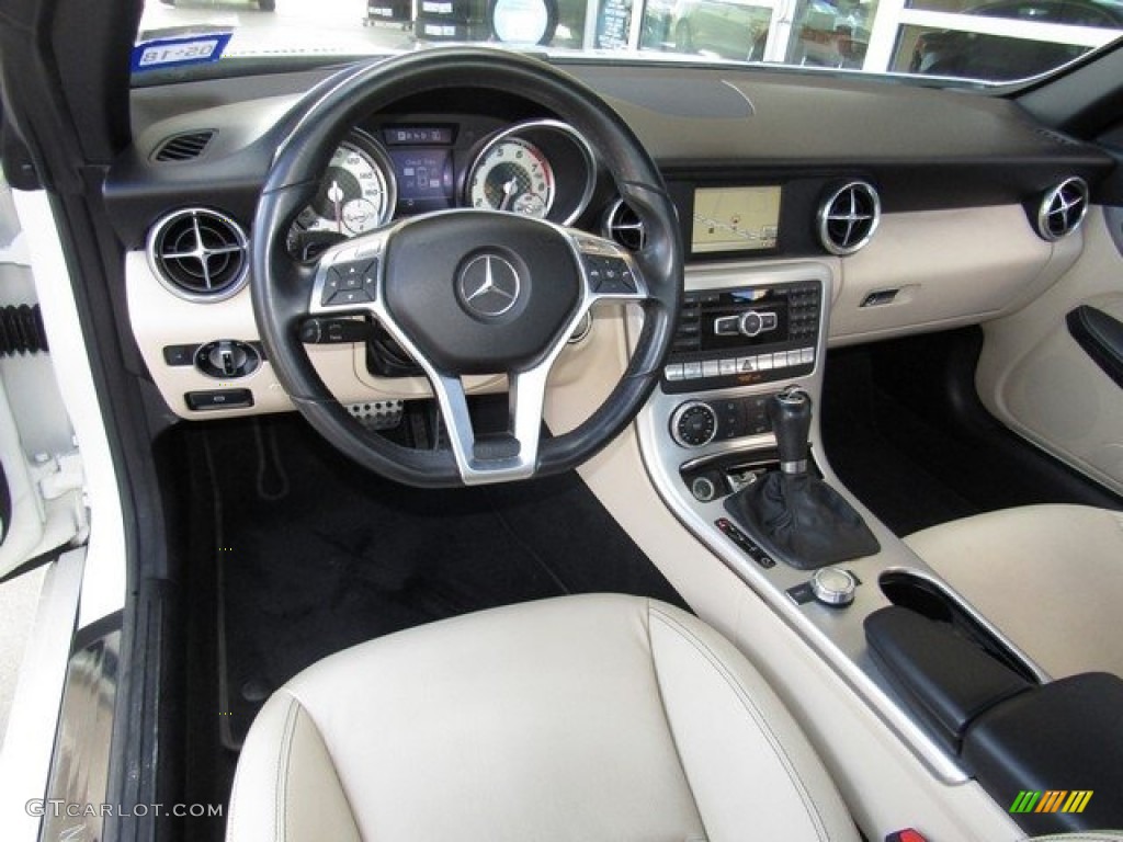 2013 SLK 250 Roadster - Arctic White / Sahara Beige photo #4
