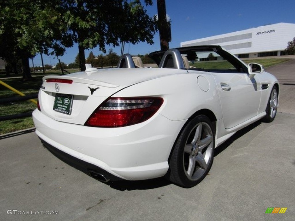 2013 SLK 250 Roadster - Arctic White / Sahara Beige photo #7