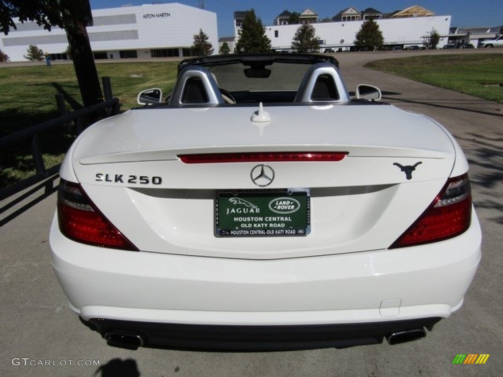 2013 SLK 250 Roadster - Arctic White / Sahara Beige photo #8