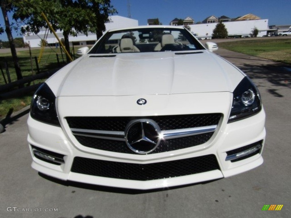2013 SLK 250 Roadster - Arctic White / Sahara Beige photo #9