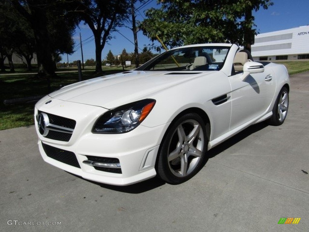 2013 SLK 250 Roadster - Arctic White / Sahara Beige photo #10