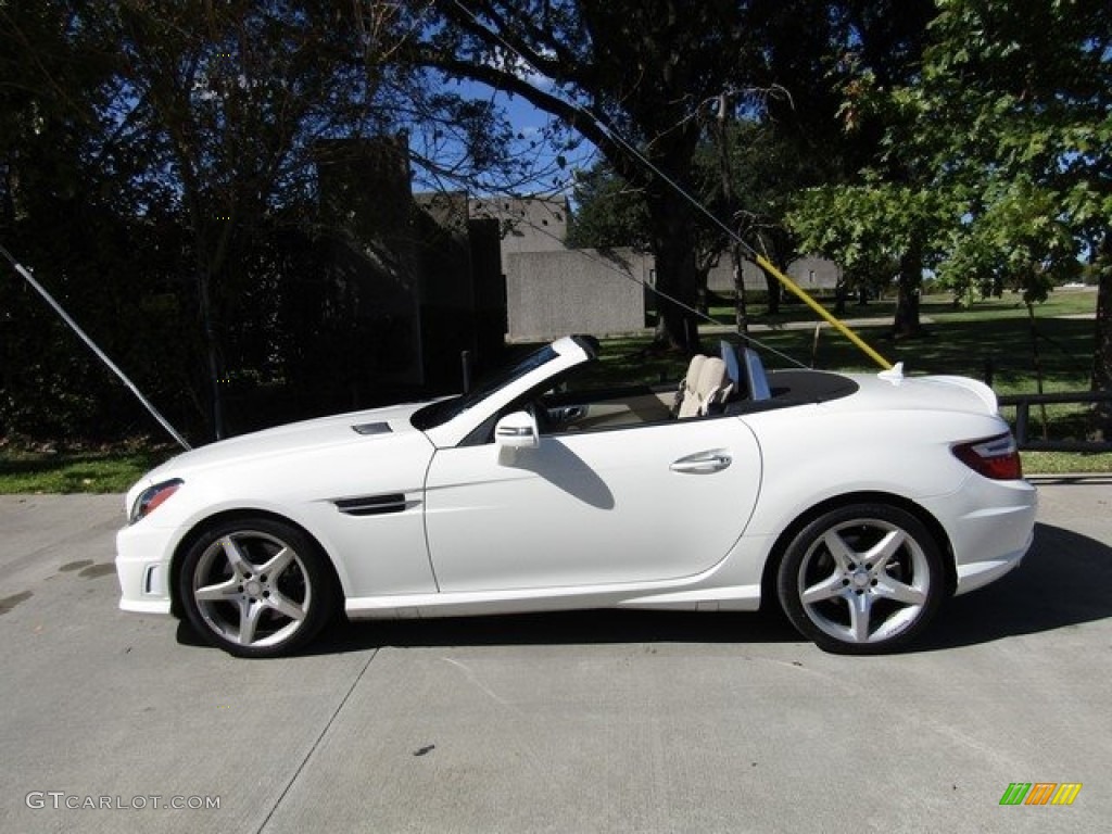 2013 SLK 250 Roadster - Arctic White / Sahara Beige photo #11