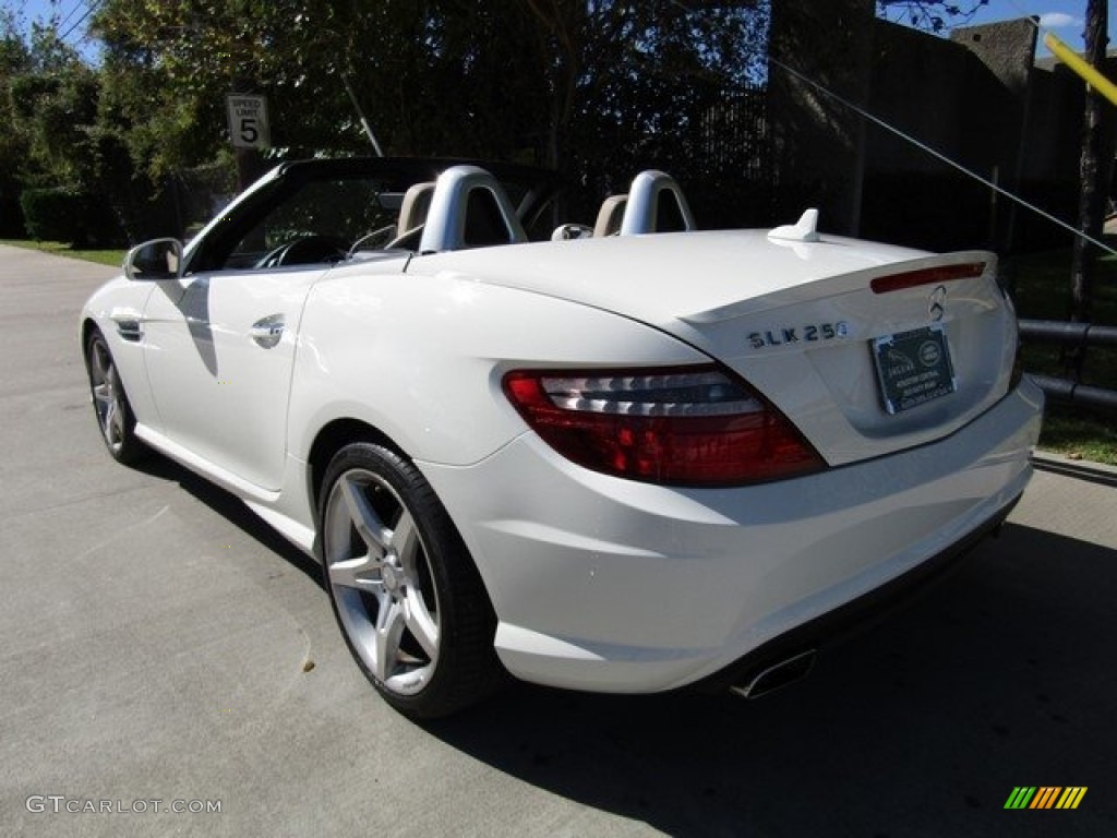 2013 SLK 250 Roadster - Arctic White / Sahara Beige photo #12