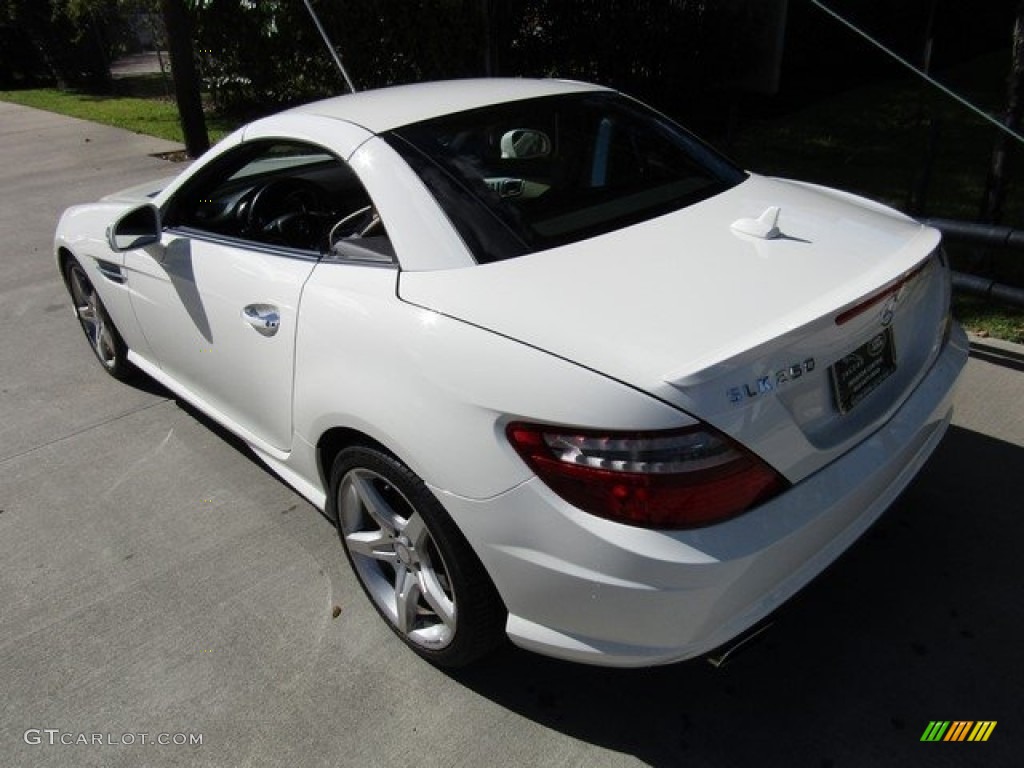 2013 SLK 250 Roadster - Arctic White / Sahara Beige photo #13