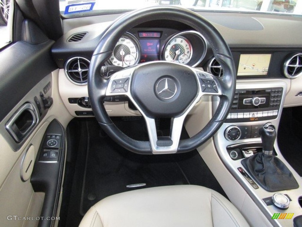 2013 SLK 250 Roadster - Arctic White / Sahara Beige photo #15