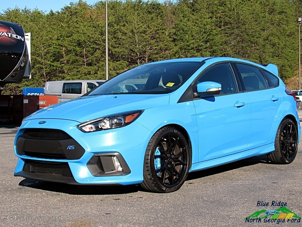 2016 Focus RS - Nitrous Blue / Charcoal Black Recaro RS logo photo #1
