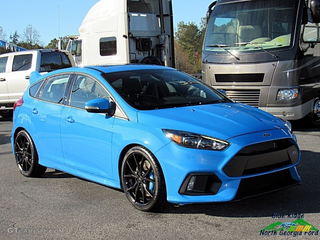 2016 Focus RS - Nitrous Blue / Charcoal Black Recaro RS logo photo #8