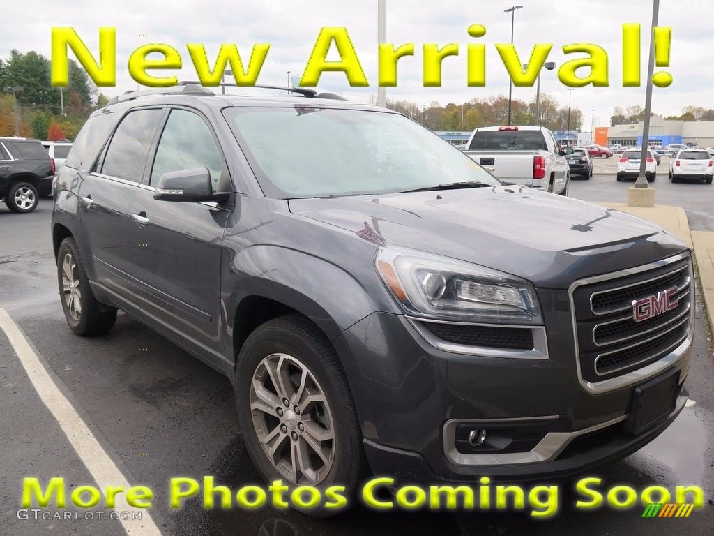 2014 Acadia SLT AWD - Cyber Gray Metallic / Ebony photo #1