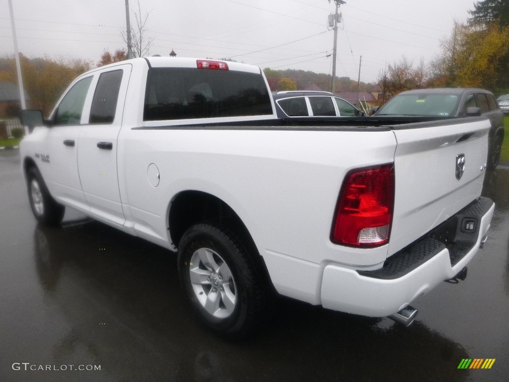 2018 1500 Express Quad Cab 4x4 - Bright White / Black/Diesel Gray photo #3