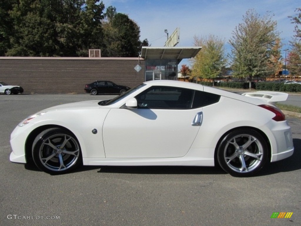 2011 370Z NISMO Coupe - Pearl White / NISMO Black/Red photo #7
