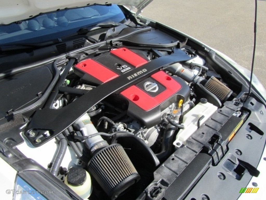 2011 370Z NISMO Coupe - Pearl White / NISMO Black/Red photo #24