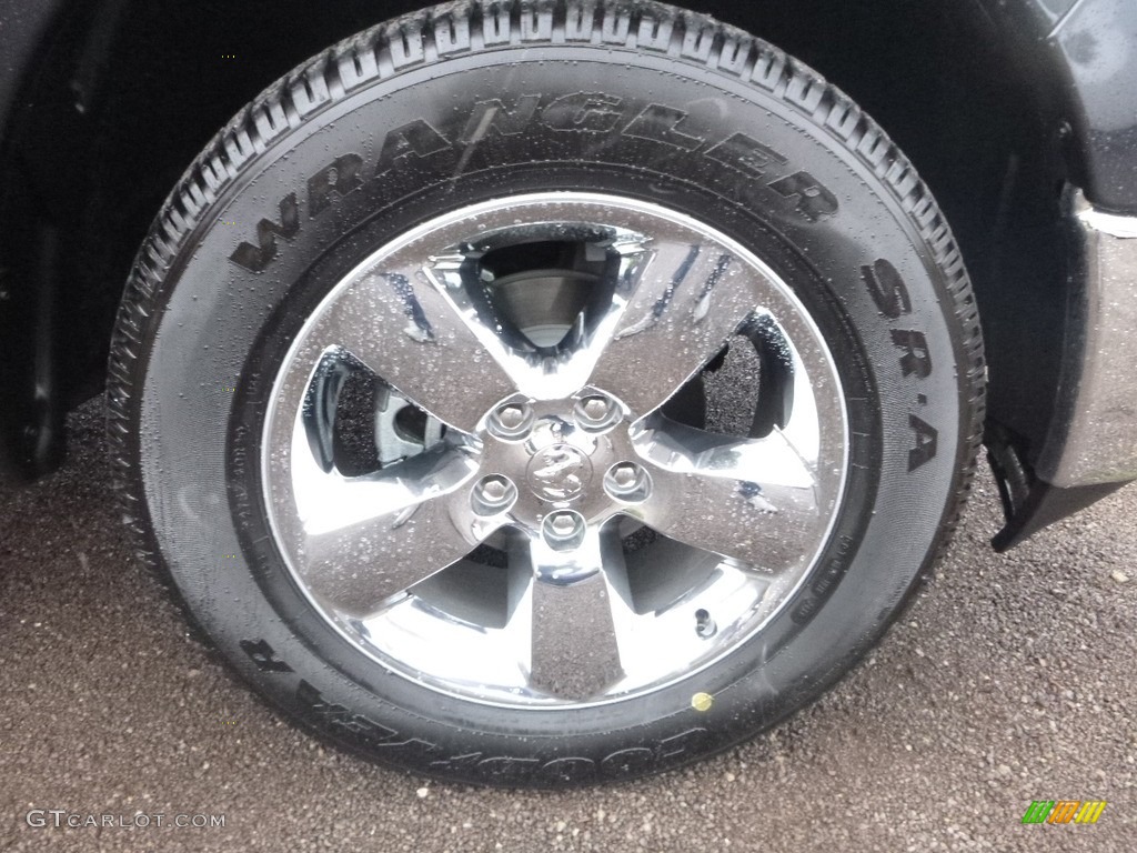 2017 1500 Big Horn Crew Cab 4x4 - Maximum Steel Metallic / Black/Diesel Gray photo #9