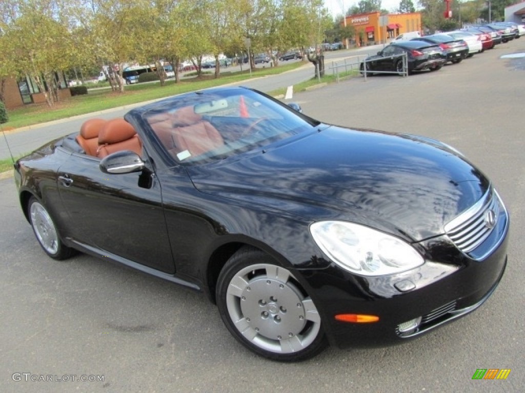 2003 SC 430 - Black Onyx / Saddle photo #3