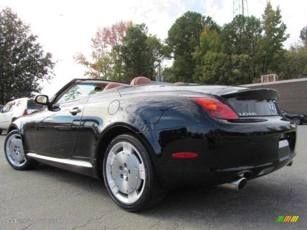 2003 SC 430 - Black Onyx / Saddle photo #8