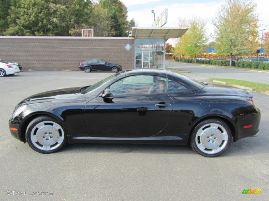 2003 SC 430 - Black Onyx / Saddle photo #12