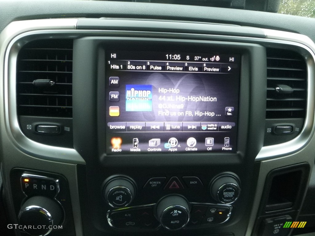 2017 1500 Big Horn Crew Cab 4x4 - Maximum Steel Metallic / Black/Diesel Gray photo #18