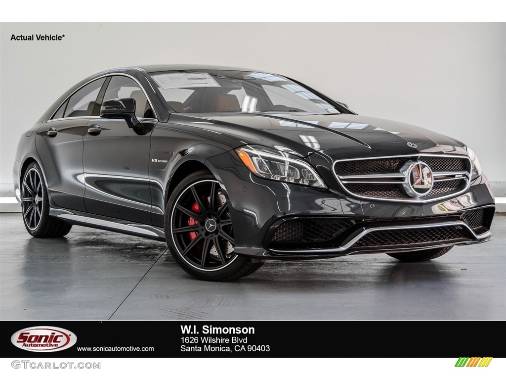 2018 CLS AMG 63 S 4Matic Coupe - Obsidian Black Metallic / designo Classic Red/Black photo #1