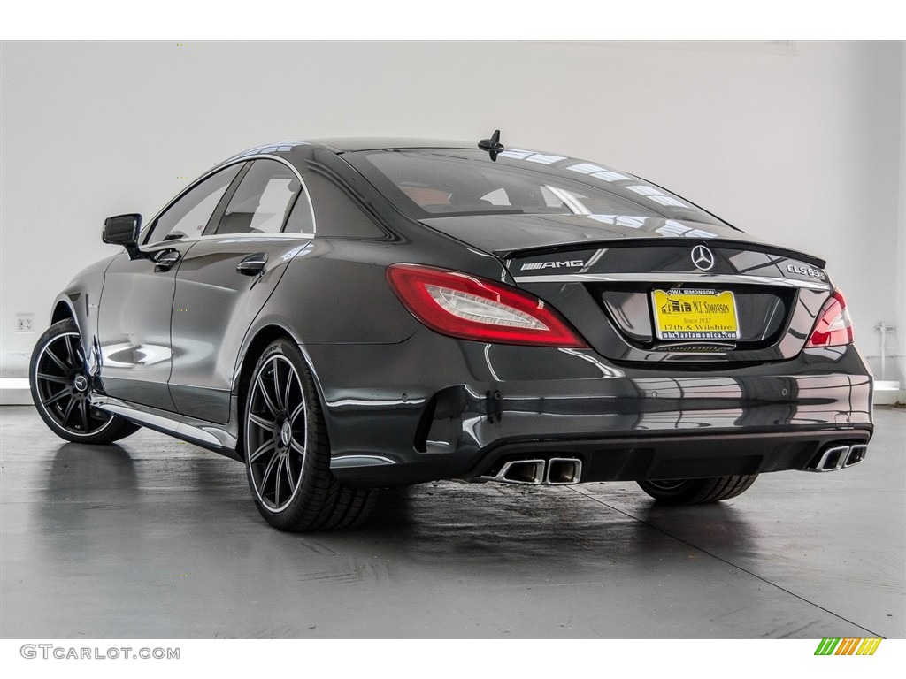 2018 CLS AMG 63 S 4Matic Coupe - Obsidian Black Metallic / designo Classic Red/Black photo #3