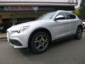 2018 Silverstone Gray Metallic Alfa Romeo Stelvio AWD  photo #2