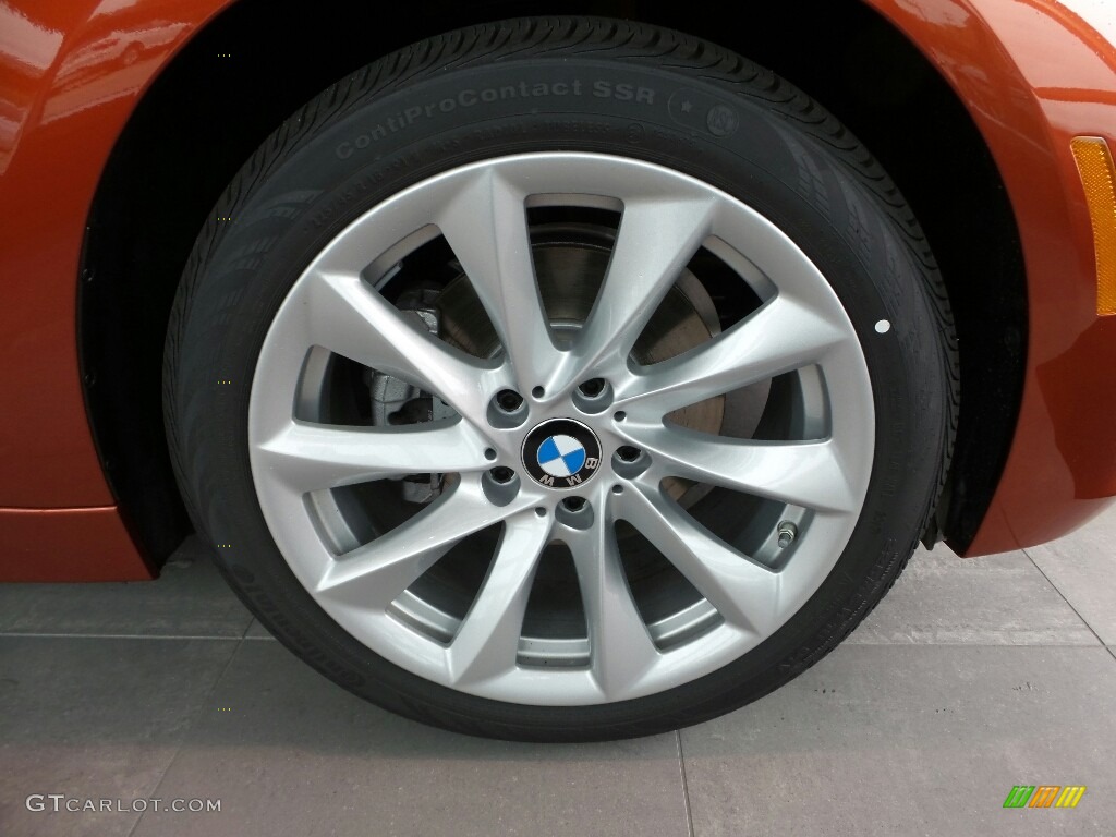 2018 3 Series 320i xDrive Sedan - Sunset Orange Metallic / Black photo #4