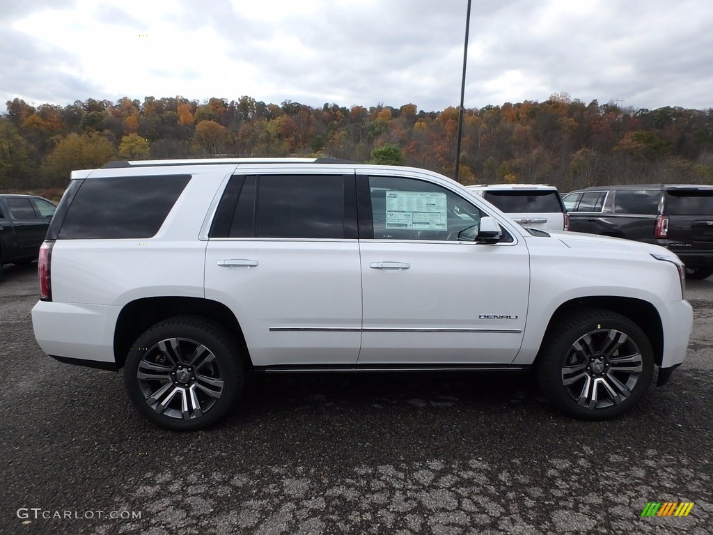 2018 Yukon Denali 4WD - White Frost Tricoat / Jet Black photo #4