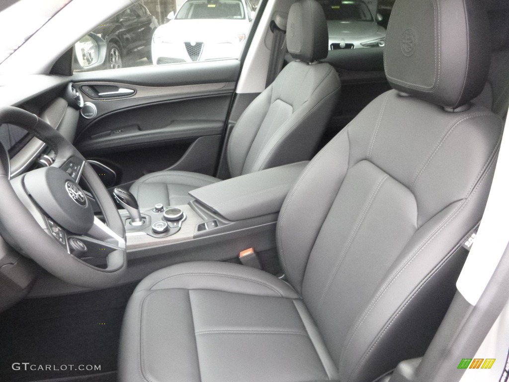 2018 Stelvio Ti AWD - Silverstone Gray Metallic / Black/Black photo #20