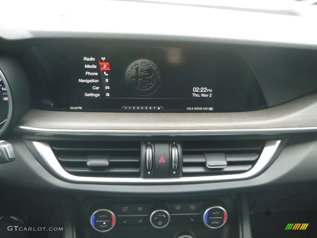 2018 Stelvio Ti AWD - Silverstone Gray Metallic / Black/Black photo #27