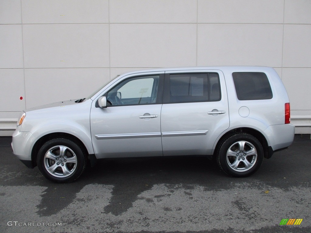2015 Pilot EX-L 4WD - Alabaster Silver Metallic / Gray photo #2