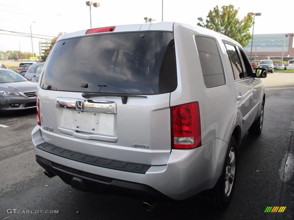 2015 Pilot EX-L 4WD - Alabaster Silver Metallic / Gray photo #5