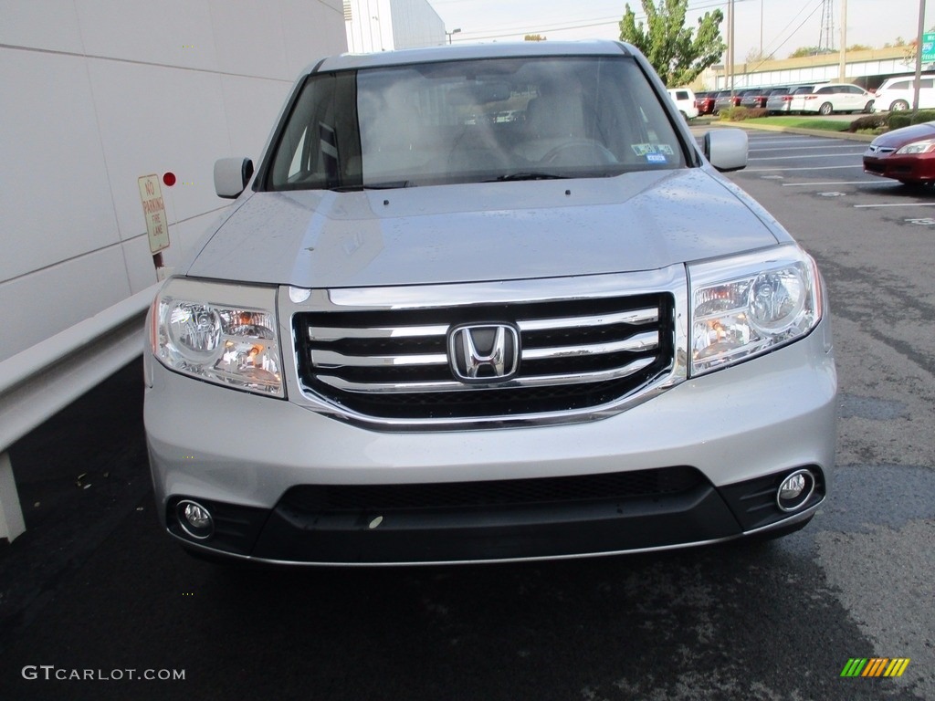 2015 Pilot EX-L 4WD - Alabaster Silver Metallic / Gray photo #8