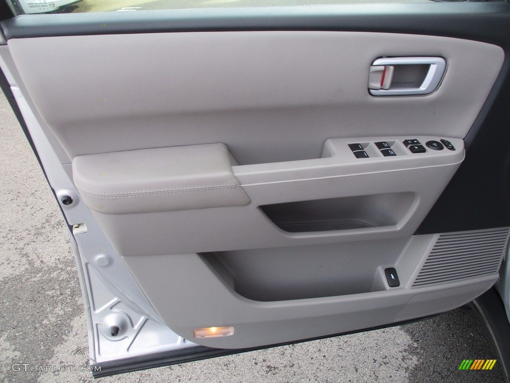 2015 Pilot EX-L 4WD - Alabaster Silver Metallic / Gray photo #10