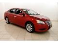 2014 Red Brick Nissan Sentra SV  photo #1