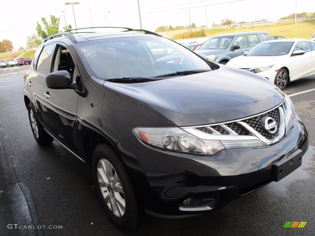 2011 Murano SL AWD - Super Black / Black photo #8