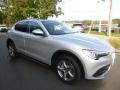 Silverstone Gray Metallic 2018 Alfa Romeo Stelvio AWD Exterior